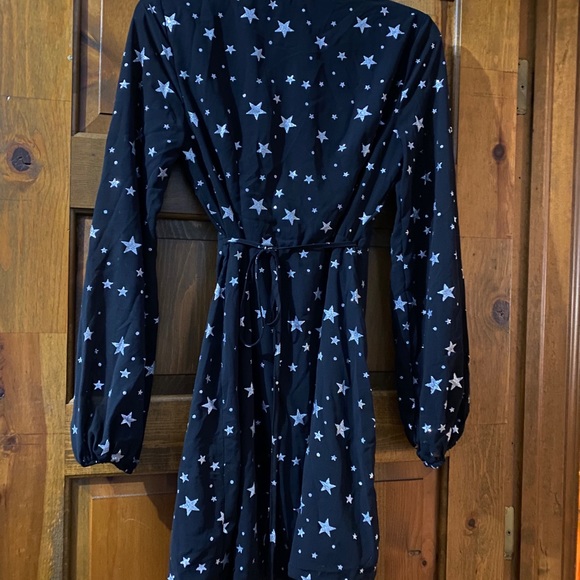 Nasty Gal Enchanted Star Wrap Dress NWOT - Picture 5 of 9